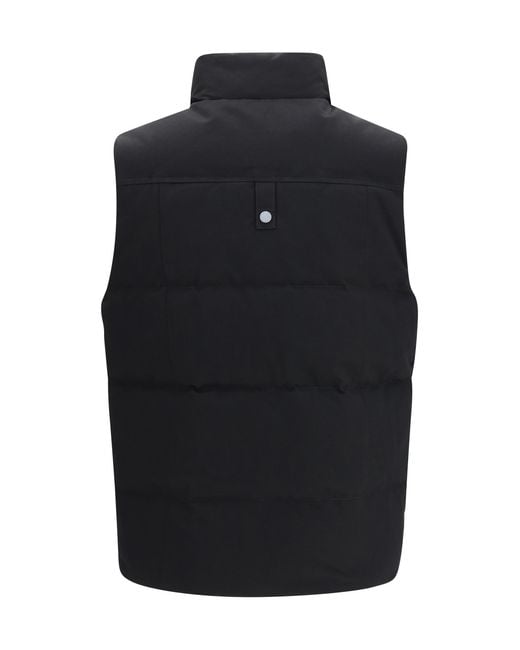 Moose Knuckles Black Westmount Original Vest Down Jackets for men