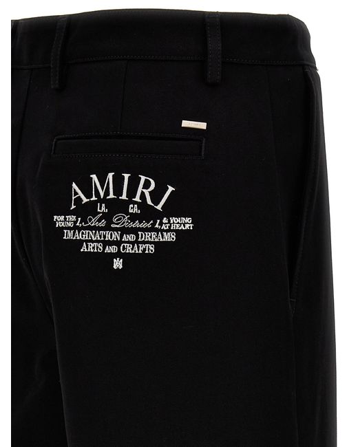 Amiri Black Baggy Chino Jeans for men