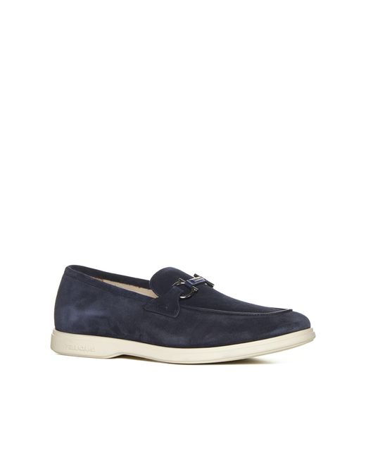 Ferragamo Blue Loafers for men