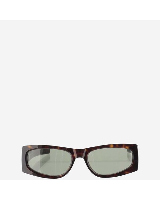 Saint Laurent Brown Logo Sunglasses Acetate