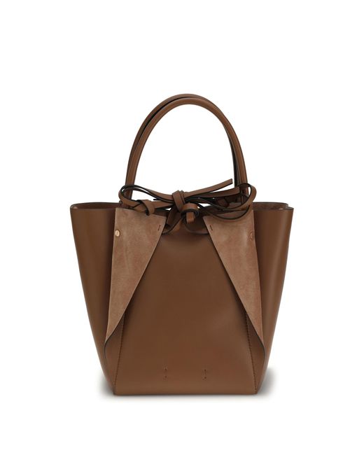 Gabriela Hearst Brown Handbag Marija Lambskin Shoulder Bags