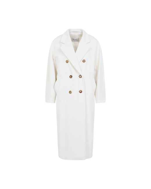 Max Mara White Madame Wool Coat