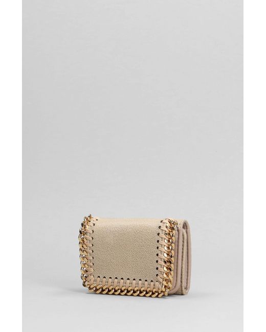 Stella McCartney Natural Wallet In Polyester