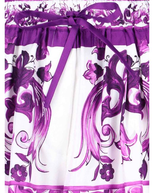 Dolce & Gabbana Purple Trousers