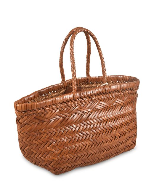 Dragon Diffusion Bamboo Triple Jump Small Tote in Brown Lyst