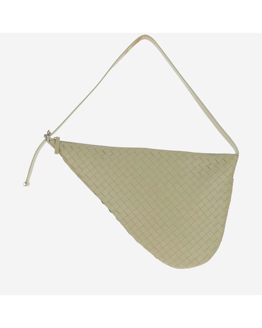 Bottega Veneta Green Calfskin Messenger Bag for men