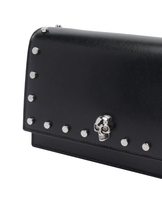 Alexander McQueen Black Small Skull Crossbody Bag