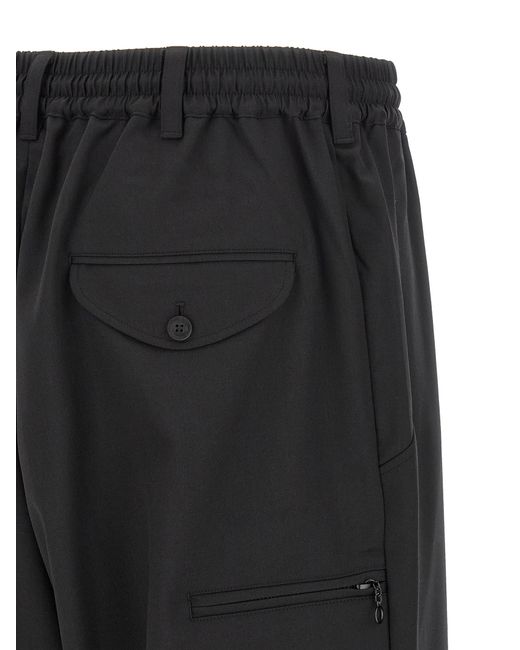 Y-3 Black 'Y-3' Pants for men