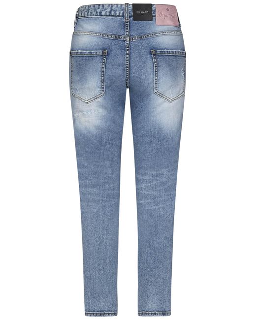 DSquared² Blue Light Super Soft Wash Cool Girl Jeans