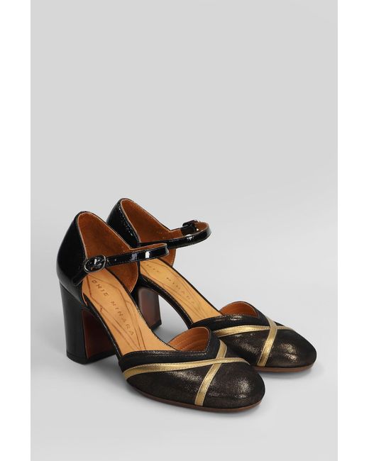 Chie Mihara Black Merman Pumps