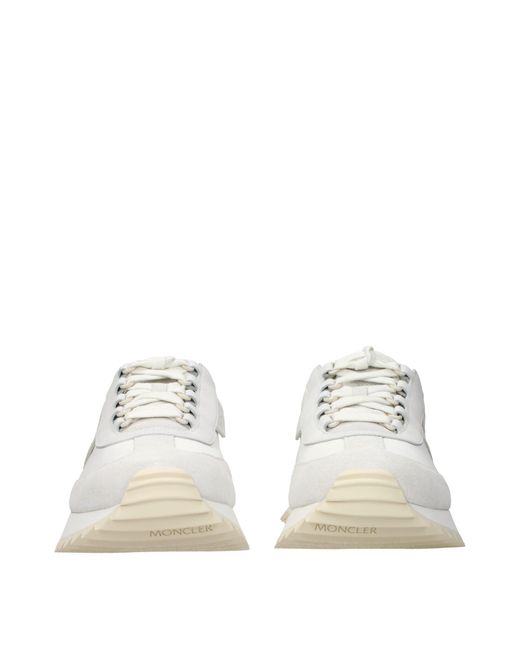 Moncler White Sneakers Pacey2 Leather/Light for men
