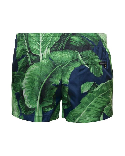 Dolce & Gabbana Green Shorts Banano for men