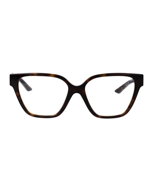 Versace Black Havana Acetate Glasses