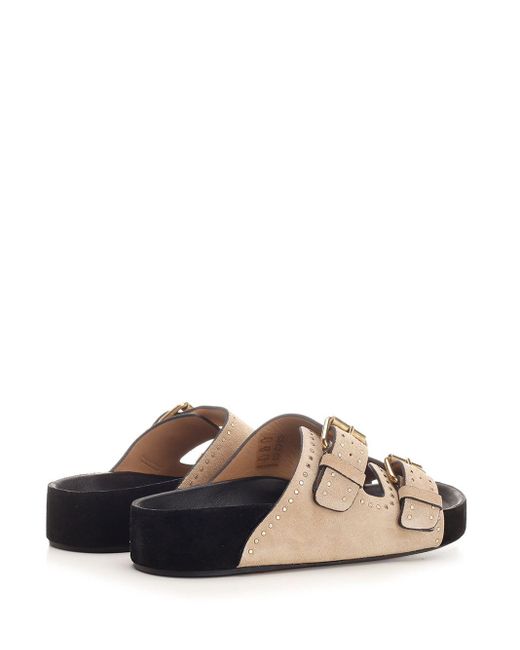 Isabel Marant White Lennyo Sandals
