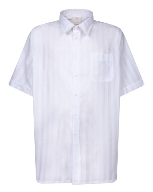 Givenchy White Short Sleeves Shirt for men