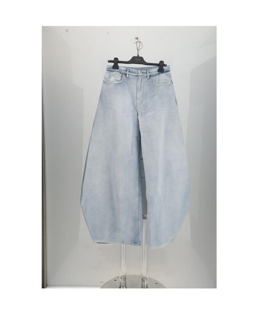 Dior Blue Baggy Denim Jeans Cotton