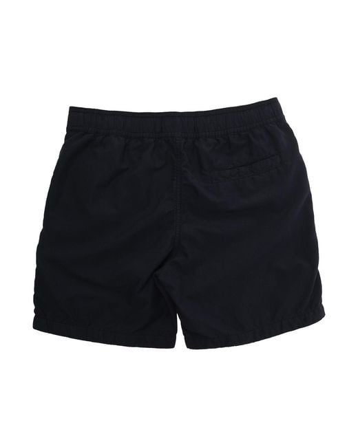 Stone Island Blue Shorts With Side Pockets Polyamide for men