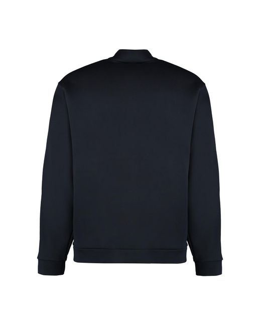 Giorgio Armani Blue Techno Fabric Sweatshirt for men