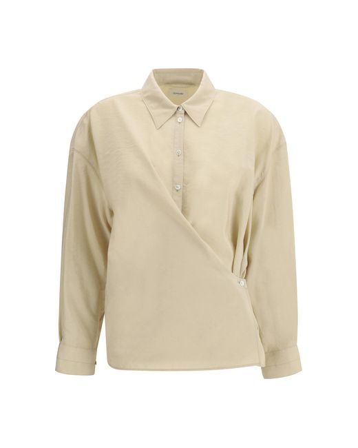 Lemaire Natural Draped Shirt