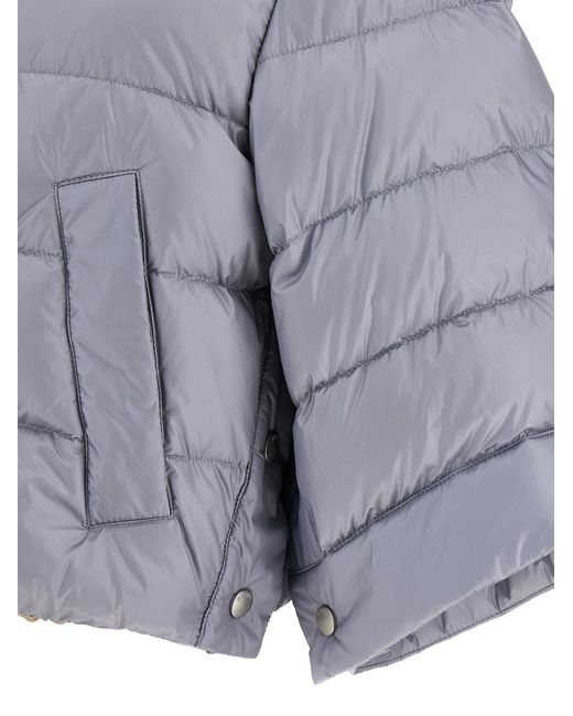 Peserico Gray Cape Down Jacket