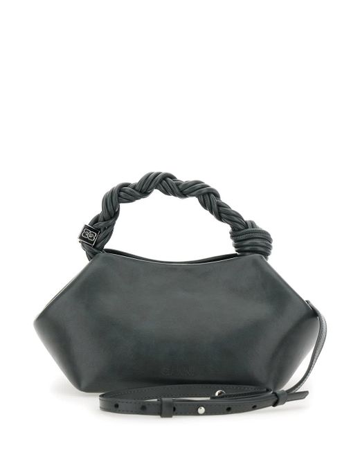 Ganni Black 'Bou' Handbag With Adjustable And Removable Shoulder Strap