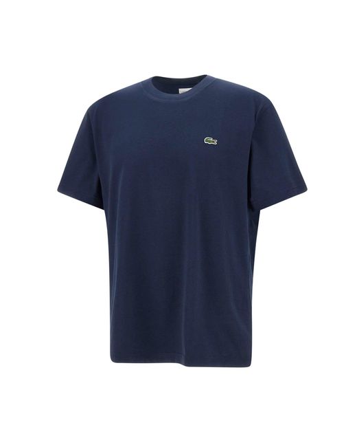 Lacoste Blue Cotton T-Shirt for men