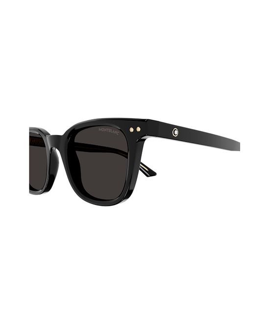 Montblanc Black Panthos Frame Sunglasses
