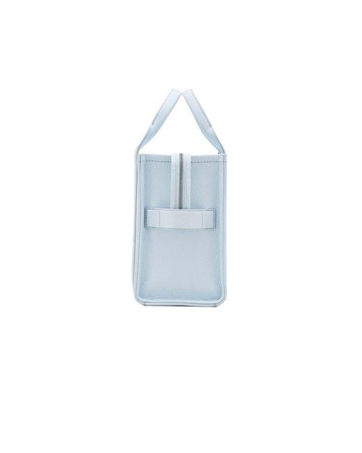 Marc Jacobs Blue Tote Bag Grain Leather Tote-Bags