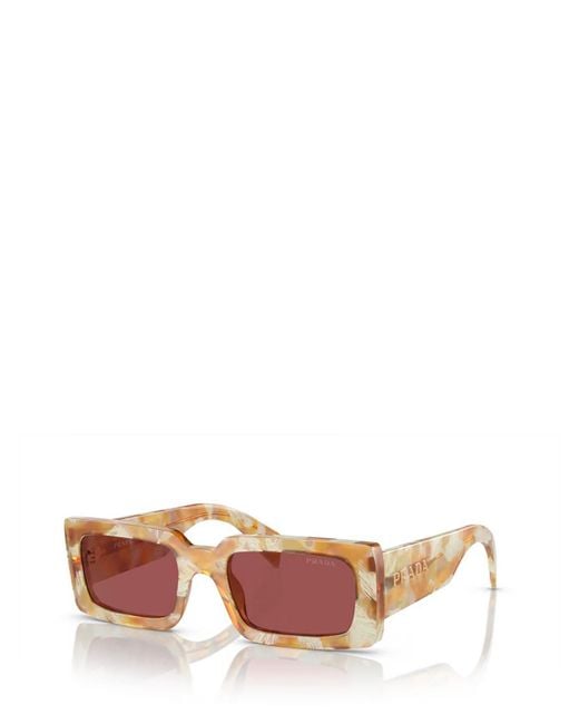 Prada Pink Rectangular-frame Sunglasses Sunglasses