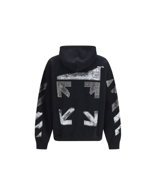 Off-White c/o Virgil Abloh Blue Black Cotton Sweatshirt - L for men