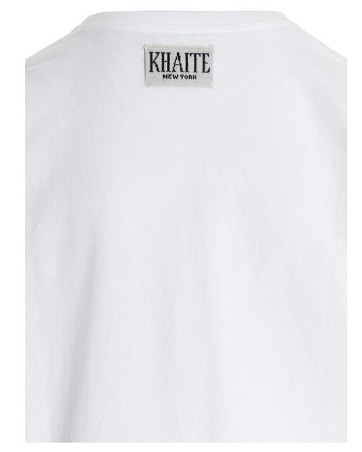 Khaite White Mae T-Shirt