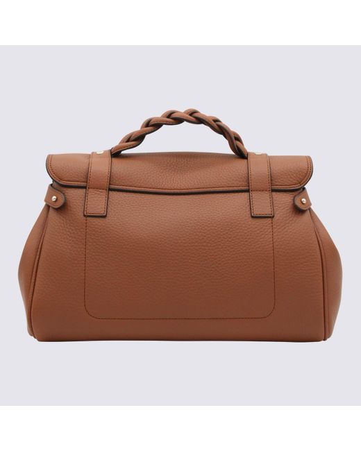Mulberry Brown Leather Alexa Handle Bag