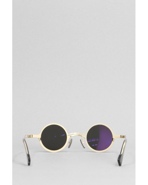 Kuboraum Multicolor Z17 Sunglasses In Gold Metal Alloy