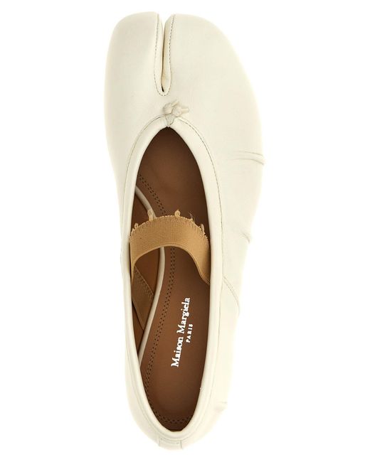 Maison Margiela White 'Tabi New' Ballet Flats