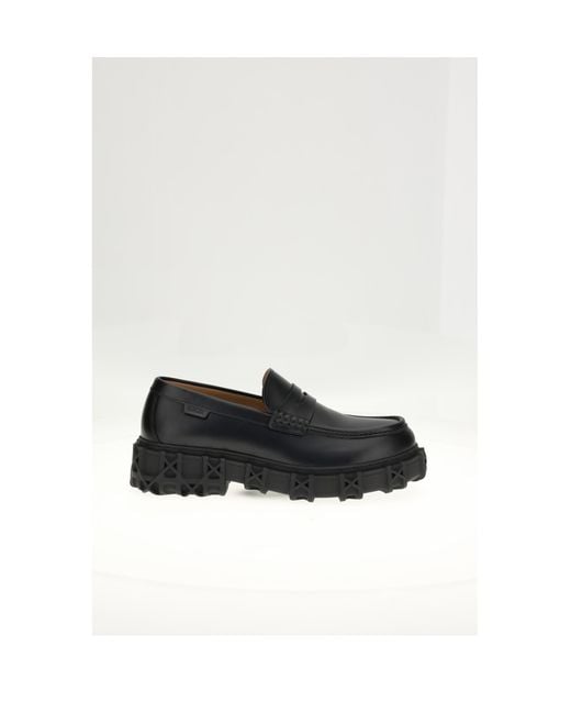 Dior White Loafers Calf Leather for men
