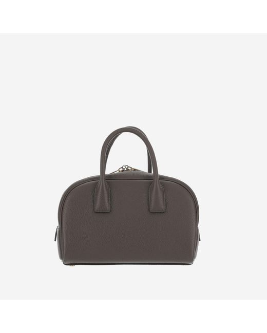 Saint Laurent Black Hammered Leather Shoulder Bag