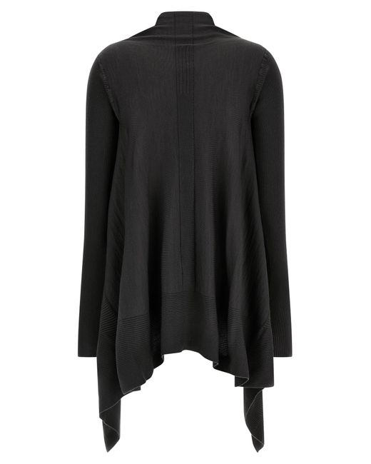 Rick Owens Black Medium Wrap Cardigan