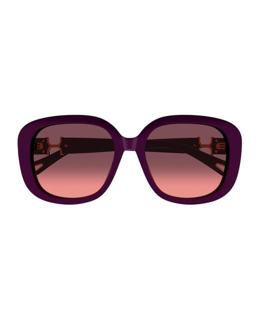 Chloé Brown Ch0303Sk Marcie-Linea Acetato Riciclato Sunglasses