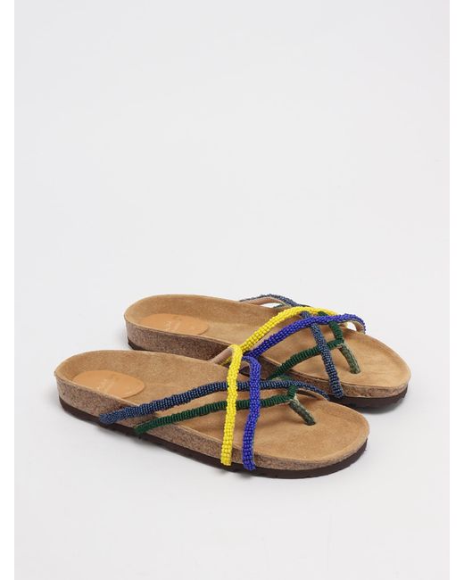 Maliparmi Multicolor Fabric Sandal