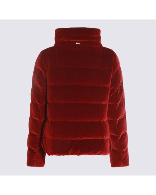 Herno Red Down Jacket