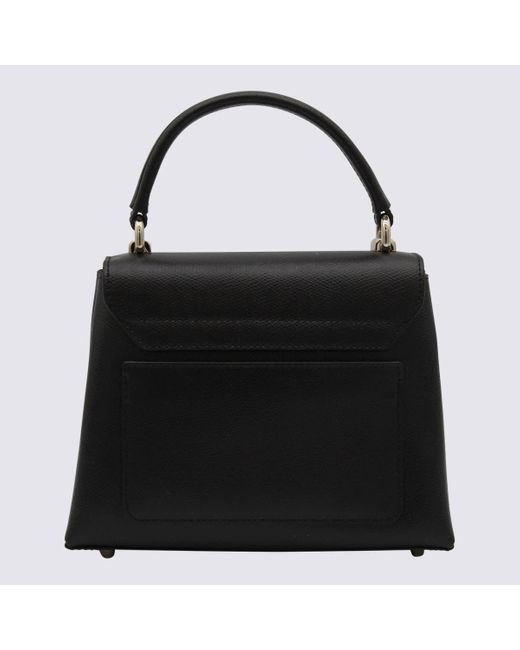 Furla Black Leather 1927 Mini Bag