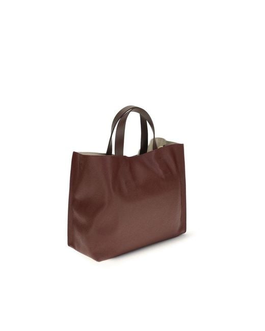 Marni Natural Beige Calf Leather Bos Taurus Shoulder Bag