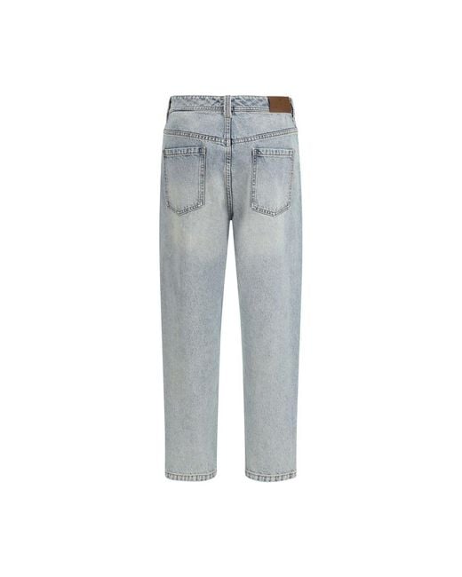 Brunello Cucinelli Blue Cotton Straight