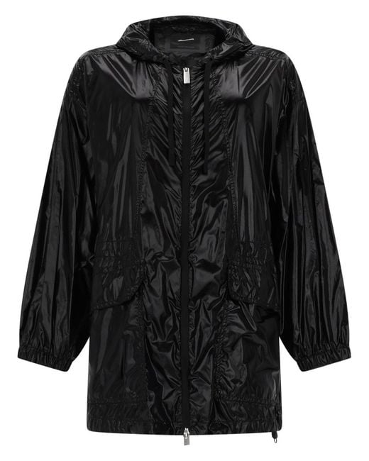 Laminar Black Parka Short Polyamide Jacket