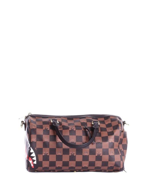Sprayground Purple The Hideout Mini Duffle Bag