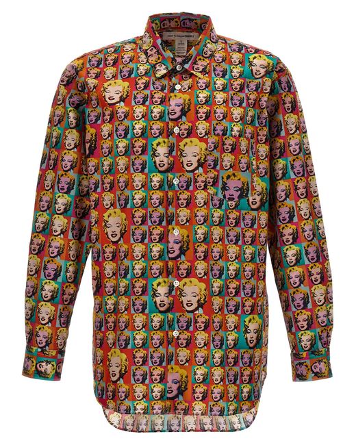 Comme des Garçons Multicolor 'Andy Warhol' Shirt for men