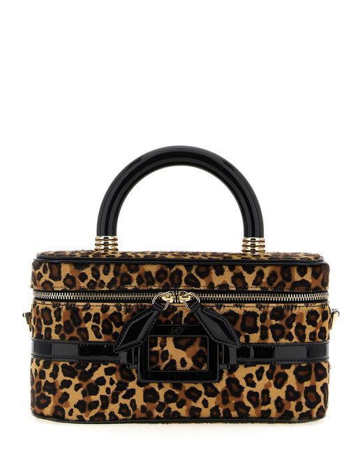 Roger Vivier Black Belle Vivier Vanity Mini Handbag