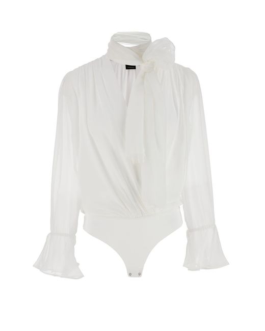 Pinko White Particella Underwear, Body