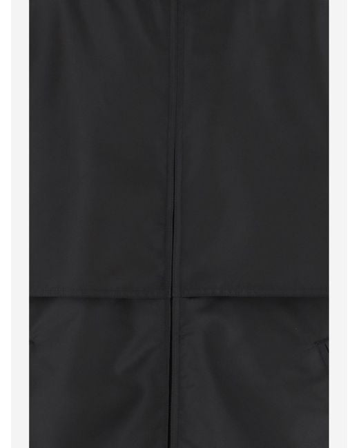 Saint Laurent Black Nylon Jacket Polyester for men