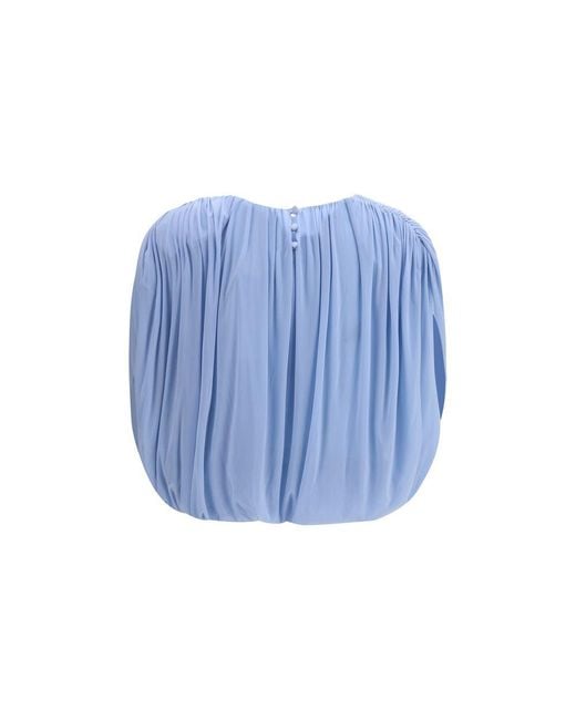 Magda Butrym Blue Blouse